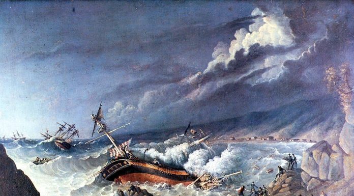 La historia eres tú Carlos_Wood-El_naufragio_del_Arethusa