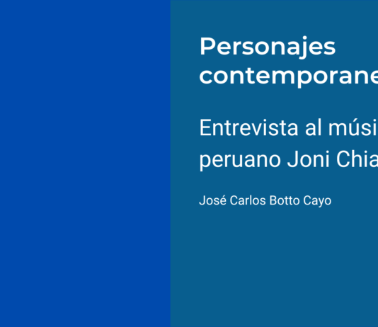 Entrevista al músico peruano Joni Chiappe