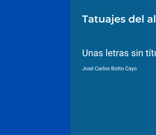 Unas letras sin título