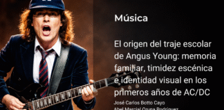 El origen del traje escolar de Angus Young: memoria familiar, timidez escénica e identidad visual en los primeros años de AC/DC