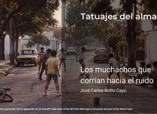 Los muchachos que corrían hacia el ruido