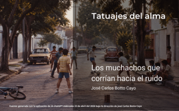 Los muchachos que corrían hacia el ruido