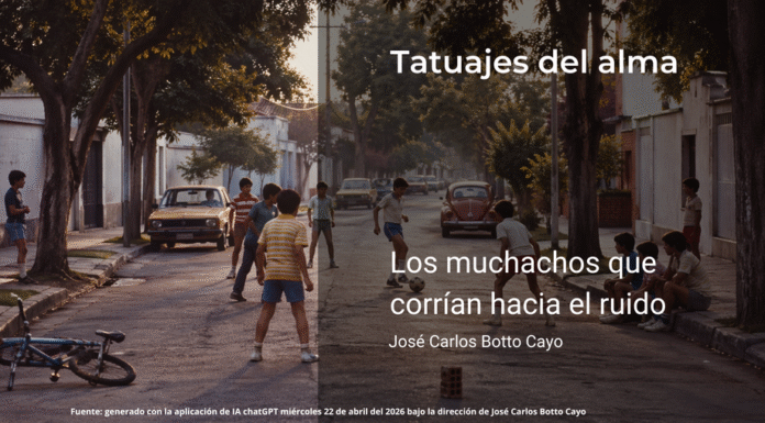 Los muchachos que corrían hacia el ruido