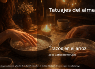 Trazos en el arroz